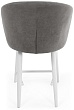 стул Коко полубарный-мини нога белая 500 (Т180 светло-серый)