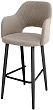стул Эспрессо-2 барный нога черная 700 (Т170 бежевый)
