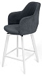 стул Эспрессо-2 полубарный нога белая 600 360F47 (Т177 графит)
