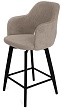 стул Эспрессо-2 полубарный нога черная 600 360F47 (Т170 бежевый)