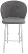 стул Коко барный нога белая 700 (Т180 светло-серый)