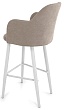 стул Эспрессо-1 барный нога белая 700 (Т170 бежевый)