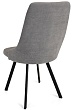 стул Клэр нога черная 1Q3015 (Т180 светло-серый)