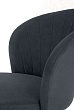стул Коко нога белая 360 H600 F47 (Т177 графит)